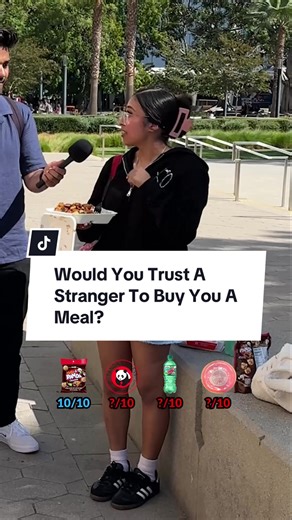 ¿Confiarías en un extraño para que te compre una comida?