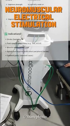 NMES in 30 Seconds: Muscle Re-Education Made Easy! #stroke #paralysis #musclestrengthening
