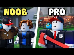 Noobs vs Pro Who will faster pass 99 night in the forest? Roblox