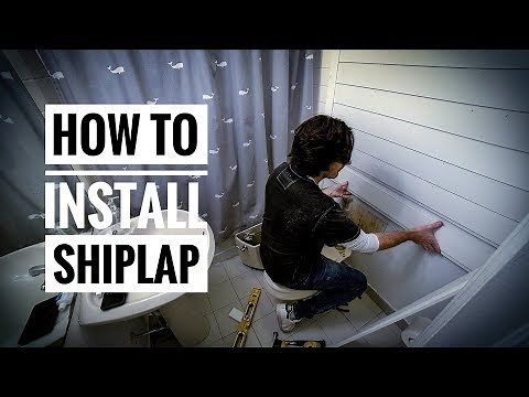 DIY: How to Install SHIPLAP Easy!