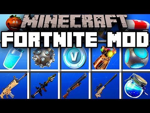Minecraft FORTNITE MOD | BATTLE FOR V-BUCKS! | Modded Mini-Game