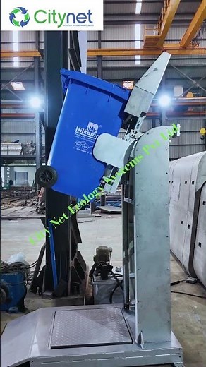 Bin Lifter for Composting Machine | Efficient Organic Waste Handling Solution | Bin Lifter Video