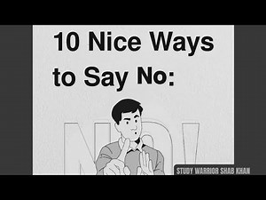 10 Nice ways to Say NO| Improve Communication Skills
