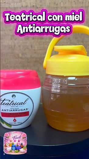 😳” Tips Fácil Teatrical con miel , Anti-Arrugas “ ⭐️✨ #tipscaceros #Trucos #trucosparaelhogar