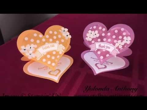 Stampin' Up! Sweet & Sassy Heart Easel Card