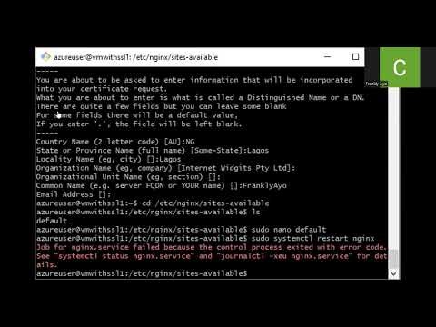 Installing SSL to Nginx webserver hosted on Azure in 2026 #ssl #nginx #azure