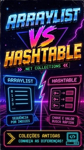 ArrayList vs Hashtable em C#