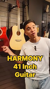 Introducing ang Harmony 41-inch acoustic guitar 🎸 Perfect para sa beginners at sa gustong mag-practice o mag-jam sa bahay! - Linden wood for body - Comfortable Okoume neck - Zinc Alloy Frets & Closed Gear Tuning pegs May kasama ng padded gig bag at basic setup – ready to play! Check out na using the links below! Harmony 41" Acoustic Guitar TikTok: https://vt.tiktok.com/ZSHwDSoM8e7x5-b24WG/ Shopee: https://ph.shp.ee/JeF4eTe Lazada: https://s.lazada.com.ph/s.E9oMz | Clifton Guitars