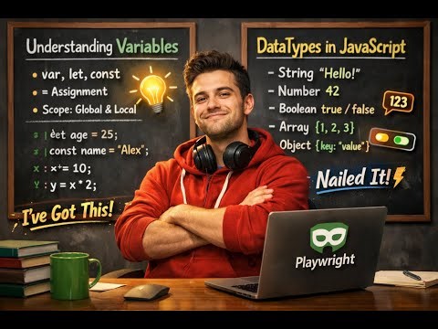 JavaScript | Variables & Datatypes Explained(var, let, const) .