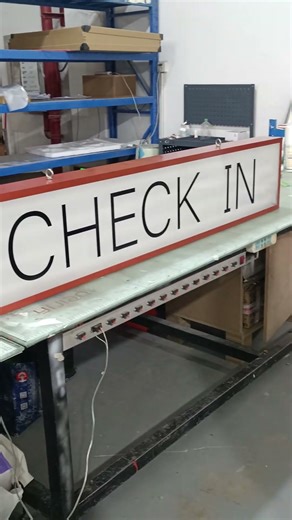 Front-lit Metal Light Box Hanging Luminous Sign with LED Tube#lightbox #ledsign #christmas