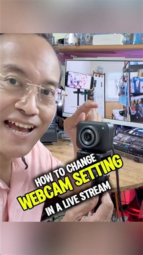 How to change webcam camera settings in a live stream directly on the YoloBox Extreme