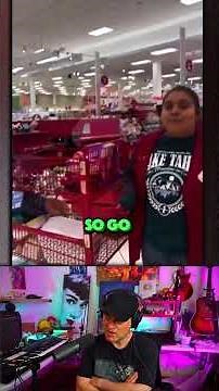 She really thought she could scam Target! 💀 #scam #karen #target #reaction