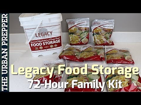 Legacy Food Storage: 72-Hour Family Kit Review