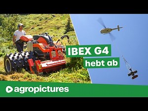 Extreme use of a motor mower: Mulching in high mountains with the IBEX G4 | Transport by helicopter