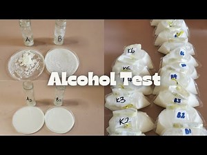 Alcohol Test | Determination of FRESHNESS of the milk | alcohol POSITIVE and NEGATIVE samples