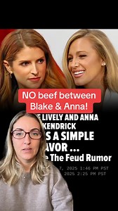 28K views · 125 reactions | TMZ is trying to clear up the rumour that there is bad blood between Anna Kendrick and Blake Lively. Both women have stated previously that they have no issues with each other and in fact, our friends. ￼#blakelively #annakendrick #asimplefavor #asimplefavour #anothersimplefavor | The Recap With Julie | Facebook