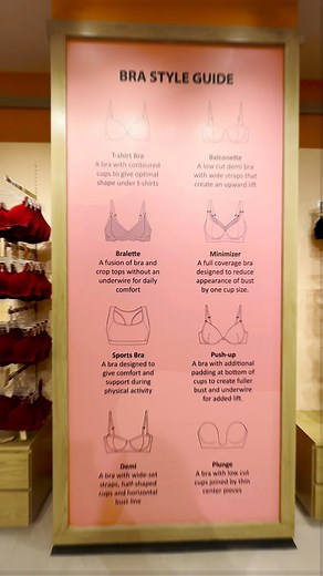 Confidence comes naturally after wearing a perfect-fit bra.👌 A vast variety to choose from in our bra style guide.👈 Recommend our bra to your friends & receive appreciation later!🥰🙌 Now you know what style is best for you? Get it from the 🔗 https://bls.uk.com/ #BLS #britishlingeriestudio #foryou #instore #lingerie #braguide #bras #squareonemall #styleforall | British Lingerie Studio