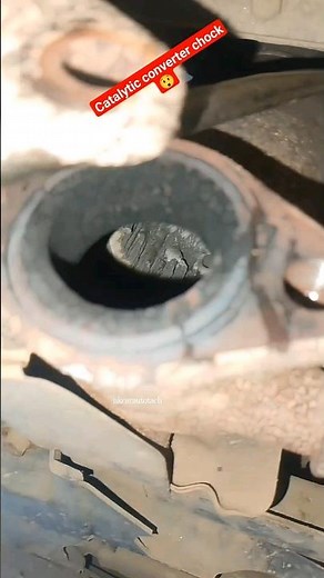 catalytic converter chock 😲 post catalyst fuel trim system too lean bank 1 p2096 #car #shorts