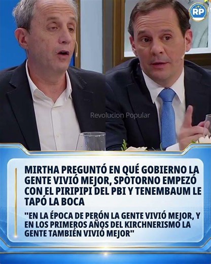 "EN LA ÉPOCA DE PERÓN LA GENTE VIVIÓ MUCHO MEJOR Y EN LOS PRIMEROS AÑOS DEL KIRCHNERISMO"