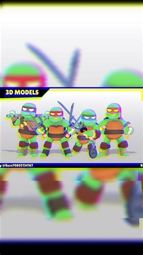 TMNT X Brawl Stars Collab?! #brawlstars #brawlstarskins #shorts
