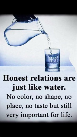 The Essence of Connection: Why Honest Relationships are Like Water