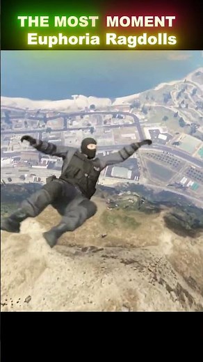 Euphoria Ragdolls Moments Accident Scene | GTA 5 #gta #ragdolls #euphoriaphysics