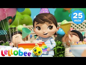 Happy Birthday Song | +More Kids Songs | Nursery Rhymes | Lellobee