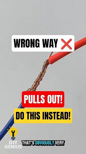 Stop Connecting Solid & Stranded Wires Like This — It Won’t Hold #electrical #diy #lifehacks #shorts