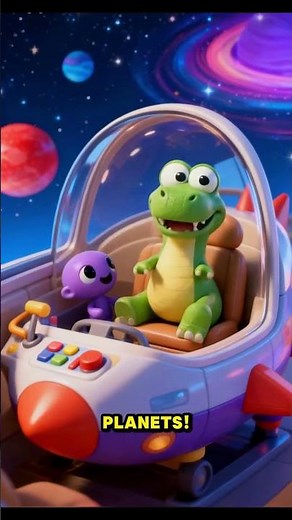 Today Bubbu Dino Baby goes on an amazing Space Adventure! 🚀🦖