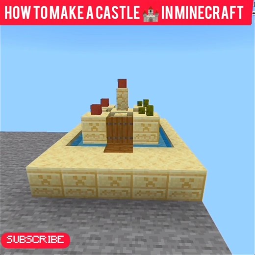 how to make a castle 🏰 in minecraft