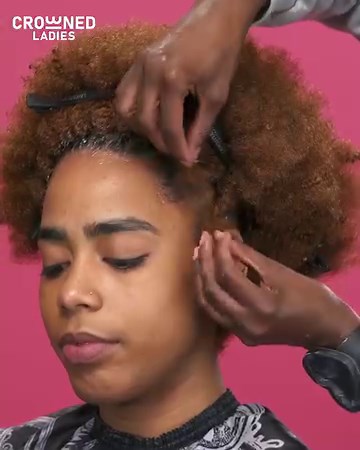 555K views · 6.3K reactions | How to Fake Short Hair, No Cutting! 勞 | Crowned Ladies | Facebook