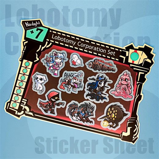 Abnormalities Lobotomy Corporation | Vinyl Sticker Set | Project Moon - Etsy