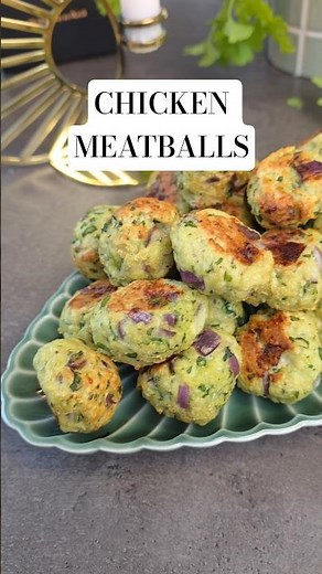 Chicken Meatball Recipe 🍴 #chickenmeatballs #meatballs #easyrecipes