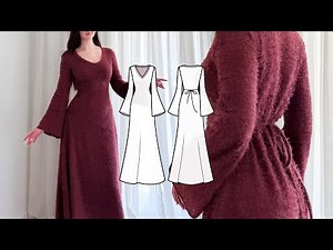 How to Sew a STUNNING Fit & Flare Midi Dress: Tutorial + Hazel Sewing Pattern