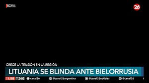 1.9K views · 57 reactions |  LITUANIA SE BLINDA ANTE BIELORRUSIA  Lituania ha aprobado en el Parlamento unas controvertidas enmiendas a su Ley de Fronteras Estatales y su Protección por la cual podrá detener a los migrantes y permitirá su devolución en caliente en su frontera con Bielorrusia.  Más noticias en www.canal26.com | Canal 26 | Facebook