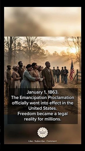 Emancipation Proclamation Takes Effect (1863) | Freedom Becomes Law