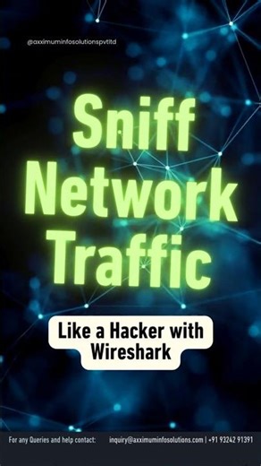 Sniff Network Traffic Like a Hacker with Wireshark #wireshark #ethicalhacking #kalilinux
