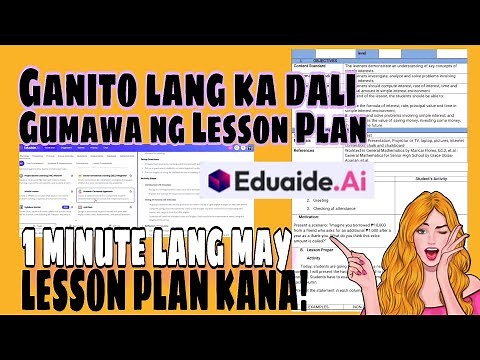 LESSON PLAN GENERATOR | EDUADE.AI
