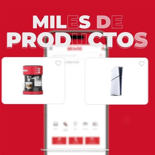 ¿No encontraste lo que buscabas en tienda? Descubre nuestro catálogo digital extendido, aquí podrás encontrar miles de productos más, ¡como si tuvieras una tienda aún más grande en la palma de tu mano! 👉✨www.sears.com.mx | Sears México