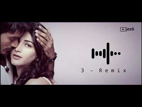 3 Bgm Remix | Ringtone | painfull love bgm Tamil | jee6