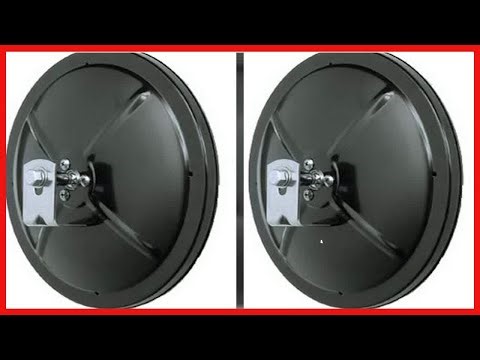 Drive Safer and Pass with Confidence Using the 8 5” Black Convex Blind Spot Mirror