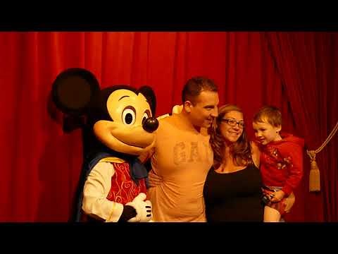 Talking Mickey Mouse meet and greet in 4K at Magic Kingdom, Disney World, Orlando, Florida