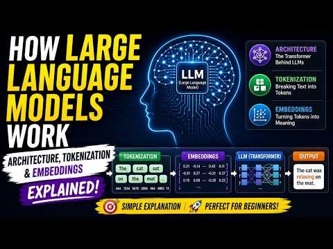 LLMs Explained Simply: Architecture, Tokenization & Embeddings