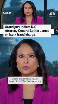Grand jury indicts N.Y. Attorney General Letitia James on bank fraud charges