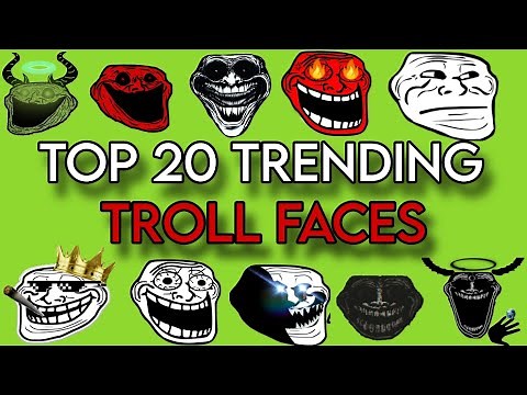 TOP 20 TRENDING TROLL FACES IN GREEN SCREEN | LIOR EXPLAINER #trollface