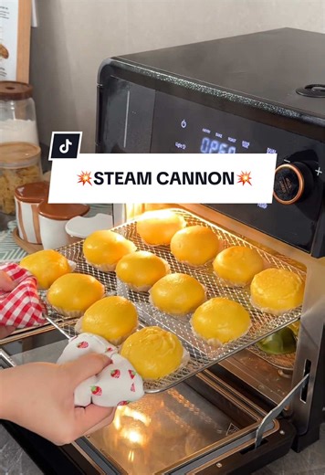 This isn’t a gentle steamer. It’s a STEAM CANNON. 💥🔥 And it also bakes, roasts, and air fries. For when you want to cook with power and precision, not just heat. #kitchenupgrade #steamer #chinesefood #steamoven #ounin