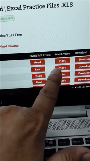 Free Excel Course Basic to Advance Level