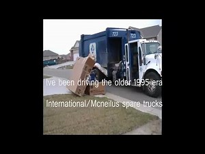 Garbage Crushing Spare Truck Action (WasteCnxSideLoader)