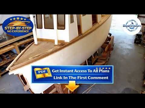 Build Your Own Wooden Tugboat Start to Finish Simple DIY Boat Plans