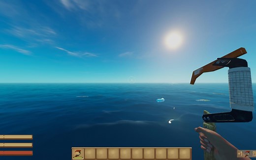 raft-木筏求生1 小技巧躲避鲨鱼无伤挖矿 飞速起熔炉收集网